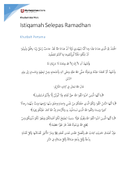 Khutbah, buya yahya, idul fitri. Pdf Khutbah Idul Fitri Istiqamah Selepas Ramadhan Ahnaf Sip Academia Edu