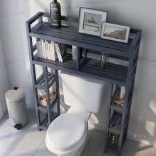 Bernardston 34 46 W X 71 9 H X 9 D Solid Wood Free Standing Over The Toilet Storage Reviews Birch In 2020 Toilet Storage Over Toilet Storage Diy Bathroom Decor