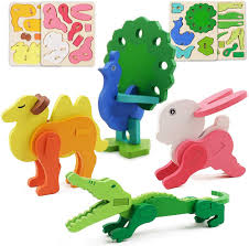 Free kids' jigsaw puzzles to play online. Buy Wooden Animal Puzzles Toddler Toys Gifts For 1 2 3 Year Old Boys Girls 4 Pack Animal Jigsaw Puzzles Montessori Toys Learning Educational Christmas Birthday Gifts For Girls Boys Ages 1 3 Online In Hungary B08tmk6hc4