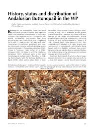 PDF) History, status and distribution of Andalusian Buttonquail in the WP