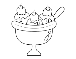 One of our family mottos is some days you just need ice cream for dinner. we love adding fruits, proteins (like peanut butter or. Printable Banana Split Coloring Page