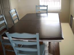 To prep the dining chairs for the paint, give them a good sanding to remove the old finish. Dining Sets Telisa S Cabinet Refinishing