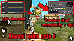 Whatup survival 🤟 welcome to the android gamer bro youtube channel today in this video i am going to show you free fire sensitivity settings for redmi note. Sensitivity Custom Hud Dpi Xiaomi Redmi Note 8 Free Fire Youtube