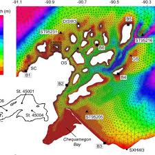 Apostle Islands Bathymetry Map And Location On Lake Superior