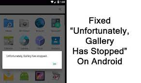 Signing out of account, standby. How To Fix Unfortunately Gallery Has Stopped On Android