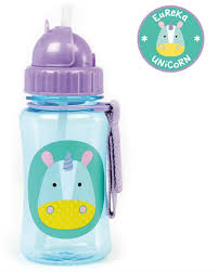 Introduce your baby to drinking from a cup or beaker from around 6 months and offer sips of water with meals. Skip Hop Zoo Drink Bottle