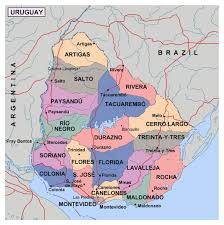 Check spelling or type a new query. Large Political And Administrative Map Of Uruguay Uruguay South America Mapsland Maps Of The World