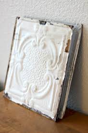4x4 antique tin ceiling tiles 4 way painting by kenny the. Using Antique Tin Ceiling Tiles As Wall Decor Hometalk