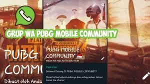 Grup Wa Pubg Mobile Community Pubg Mobile Youtube