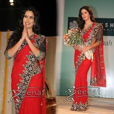 Katrina Kaif In Traditional Designer Saree | Zeenat
