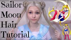 Sailor Moon Usagi Double Buns Hair Tutorial Nikolita Hair Bun Tutorial Sailor Moon Hair Hair Tutorial