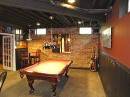 80 Man Cave Ideas That Will Blow Your Mind Photos Rustic Basement Rustic Basement Ideas Basement Man Cave