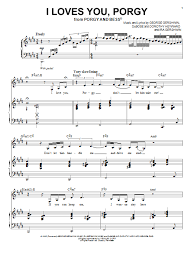 Nina Simone I Loves You Porgy Sheet Music Pdf Notes Chords Jazz Score Piano Vocal Download Printable Sku 154709