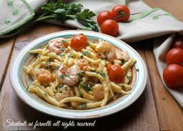 Trofie Gamberetti E Pomodorini Ricetta Pasta Cremosa