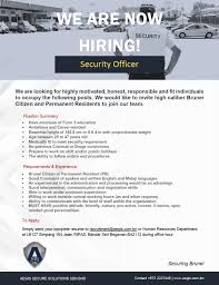 Our guards are highly trained and are prepared for your job assignment. Security Guard Aegis Aegis Group Brunei