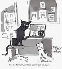 Sounds exactly like what a cat would say. leave it to a reddit neckbeard to come up with the most cynical, negative take lol (referencing the guy above you). I Am Not A Cat I Updated A Classic Nyt Cartoon By Peter Steiner Funny