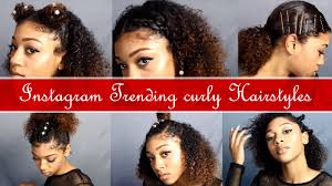 Recreate this or choose a more subtle rubber band hairstyle ponytail without the butterflies. Create Great Instagram Trending Natural Curly Hairstyles For On The Go