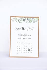 Sie enthält die wichtigsten informationen zu eurer hochzeit und ermöglicht es euren gästen, ihre aktuellen kontaktdaten zu hinterlassen. Save The Date Cards With Calendar Sheet Eucalyptus Love Backyard Wedding Invitations Save The Date Cards Wedding Save The Dates