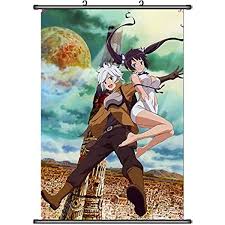Japanese tv programmes,anime series,anime based on light novels,anime fantasies. Amazon Com Mxdza Japanese Anime Is It Wrong To Try To Pick Up Girls In A Dungeon Danmachi Bell And Hestia Fabric Painting Home Decor Wall Scroll Posters For Decorative 40x60cm Posters