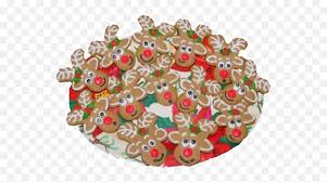 «i'm being an upside down reindeer! Christmas Biscuits Transparent Image Upside Down Gingerbread Reindeer Cookies Png Free Transparent Png Images Pngaaa Com