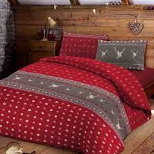 Parure Copripiumino Natalizio Stile Tirolese Montagna Cervi Per Letto Matrimoniale Singolo E P Camere Da Letto Da Baita Copripiumino Biancheria Da Letto Chic
