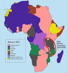If you found this map helpful, don't forget to recommend us to stamp collecting friends on your favourite social media. East Africa Campaign And Colonial Africa Away From The Western Front