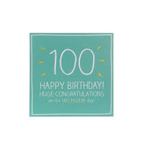 Celebrate each year of someone's life with a customized diy card. 100th Birthday Card By Happy Jackson