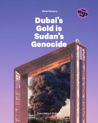 The UAE is smuggling 90% of Sudan's gold directly from the RSF, thus  funding a genocide in Sudan and being responsible of exploitation, human  rights violations and extreme violence. Gold that has