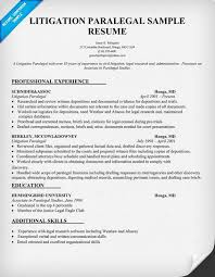 paralegal resume examples] resume