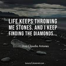 Blood diamond (film) is a 2006 film that follows a rare pink diamond found in sierra leone, and the effect it has on the man who finds it, a smuggler who wants it, and an american journalist trying to find. 75 Best Diamond Quotes And Sayings
