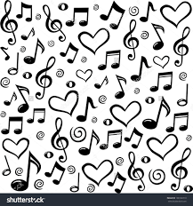 Black And White Music Notes Wallpaper Stock Vector Seamless Pattern Wallpaper Of Musical Notes Vector Illustration 108120713 Jpg 1500 1600 Music Notes Art Music Notes Music Notes Tattoo