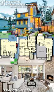 The use of clean lines inside and out, without any superfluous decoration, gives each of our modern homes an uncluttered frontage and utterly roomy, informal living spaces. Modern House Plans Architectural Designs Home Plan 23699jd Gives You 4 Bedrooms 3 5 Baths And 2 80 Dear Art Leading Art Culture Magazine Database
