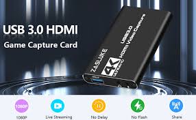 Internal video capture cards or tv tuner cards offers better performance and features over a usb video capture card. Zasluke 4k Hdmi Game Capture Card Usb 3 0 Hdmi Video Capture Device With Hdmi Loop Out 1080p 60fps Live Streaming Game Recorder Device For Ps4 Nintendo Switch Xbox One Xbox 360 And More