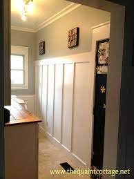 Not all ceilings are 8 feet high; Love The Ceiling Color On The Walls And Super High Chair Rail With Chunky Door Trim Dining Room Wainscoting Wainscoting Bedroom Wainscoting Styles