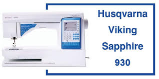 The advanced sapphire™ 930 sewing machine, offers many features to assist and guide you throughout your sewing. Husqvarna Viking Sapphire 930 Figh Quality Sewing Machine