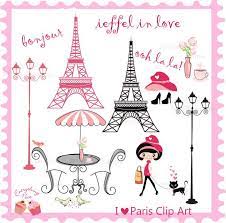 I Love Paris Clip Art Set Clip Art I Love Paris Art Set