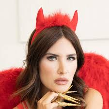 1.9 L Thermal Carafe (orange And White Devil Horns Headband With Face  Jewels