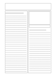 Often featuring articles on political events, crime, business, art, entertainment, society, and sports. Newspaper Template Teaching Resources