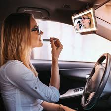 Tergayee Car Sun Visor Vanity Mirror