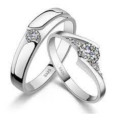 S925 Sterling Silver Solitaire Cubic Zirconia Couple Wedding Bands Couple Wedding Rings Fashion Rings Wedding Ring Bands