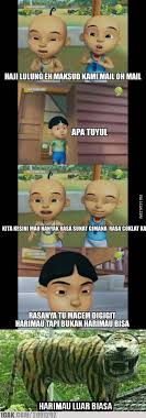 Upin ipin dan ultraman hd wallpapers backgrounds download. Kak Ros Kocaknya Keterlaluan Meme Upin Ipin