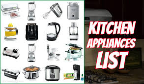 A large pot for cooking food for more people, you will need a large pot to handle the volume. Top 7 List Of Kitchen Appliances Mykitchenpick