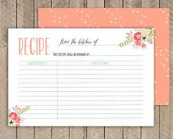 Bridal Shower Recipe Card Printable Recipe Card 4x6 Instant Etsy Bridal Shower Recipes Cards Bridal Shower Recipe Cards Printable Recipe Cards Template