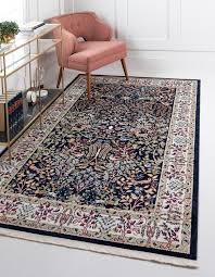 Today, there are so many rugs for sale in a range of sizes, materials, colors and shapes. Navy Blue 8 X 10 Nain Design Rug Esalerugs