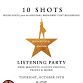 Hamilton 10 Shots Listening Party event in West Babylon, NY