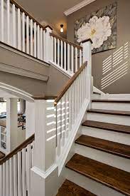 Open Staircase Giving The Home A Beautiful Elegant Look House Staircase Staircase Design Staircase Remodel