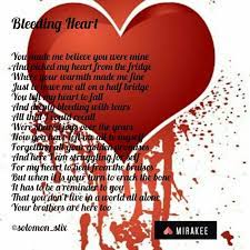 Broken Heart Poem Bleeding Heart Broken Heart Poems You Poem Poems