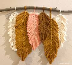 Maybe you would like to learn more about one of these? Macrame Feather Wall Decor Diy Tutorial Lia Griffith