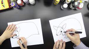 Art projects for kids is a collection of fun and easy art projects that include hundreds of how to draw tutorials. How To Draw An Armadillo Youtube