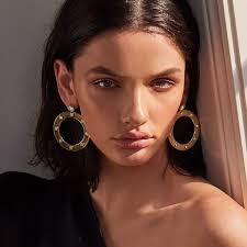 Gold Statement Hoops 2025